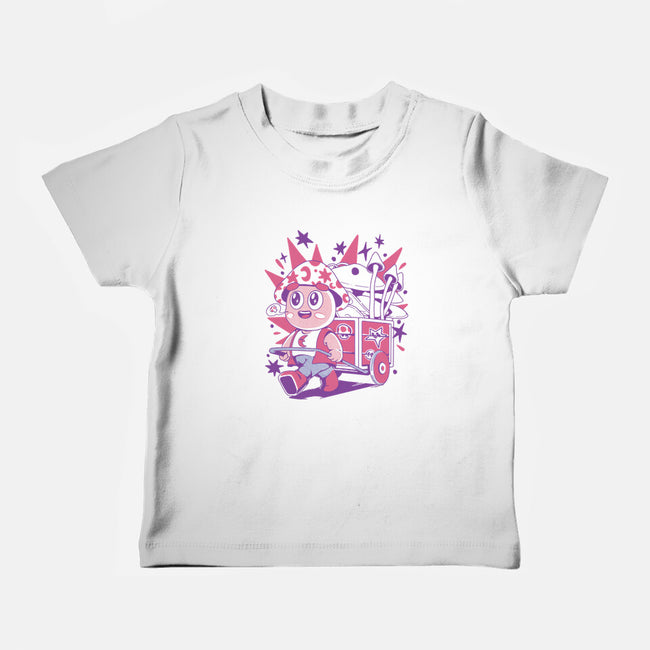 Mushroom Seller-Baby-Basic-Tee-ilustrata