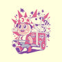 Mushroom Seller-None-Fleece-Blanket-ilustrata