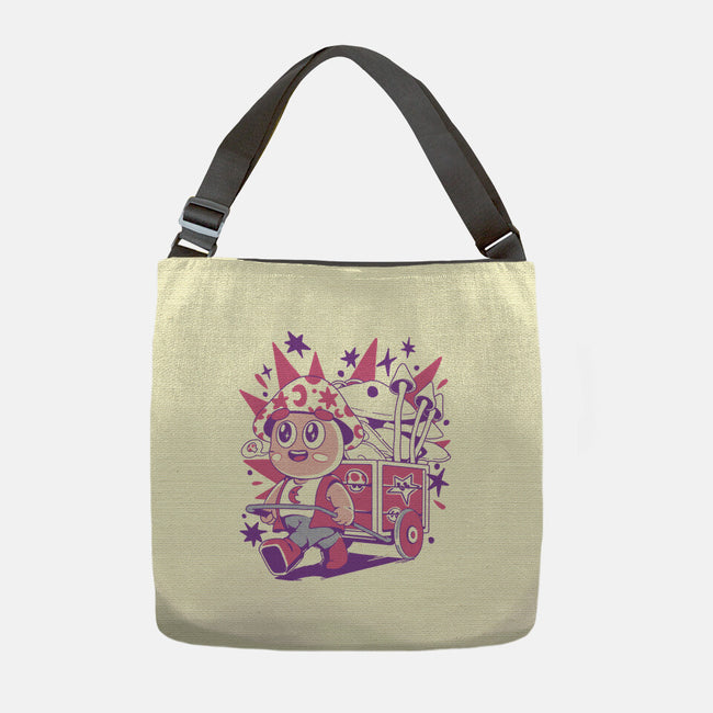 Mushroom Seller-None-Adjustable Tote-Bag-ilustrata