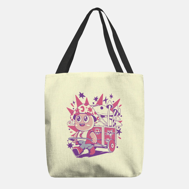 Mushroom Seller-None-Basic Tote-Bag-ilustrata