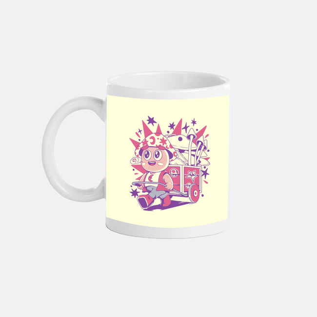 Mushroom Seller-None-Mug-Drinkware-ilustrata
