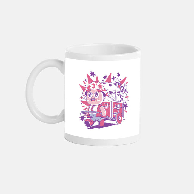 Mushroom Seller-None-Mug-Drinkware-ilustrata