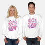 Mushroom Seller-Unisex-Crew Neck-Sweatshirt-ilustrata