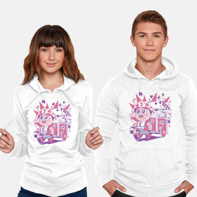 Mushroom Seller-Unisex-Pullover-Sweatshirt-ilustrata