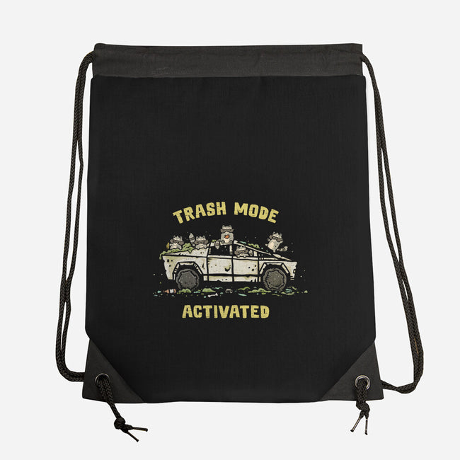 Trash Mode Activated-None-Drawstring-Bag-kg07