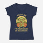 Proficient In Deception-Womens-V-Neck-Tee-FunkVampire