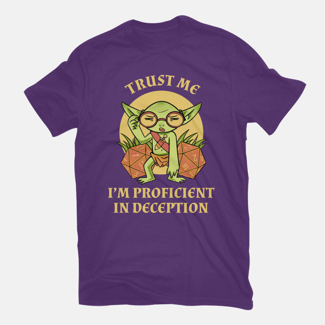 Proficient In Deception-Womens-Fitted-Tee-FunkVampire
