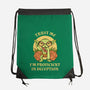 Proficient In Deception-None-Drawstring-Bag-FunkVampire