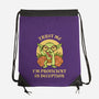 Proficient In Deception-None-Drawstring-Bag-FunkVampire