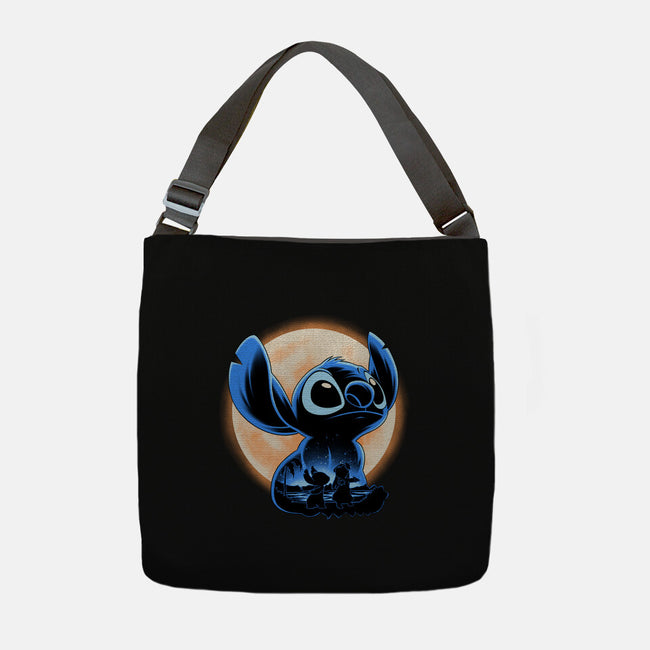 Little Alien Monster-None-Adjustable Tote-Bag-rmatix