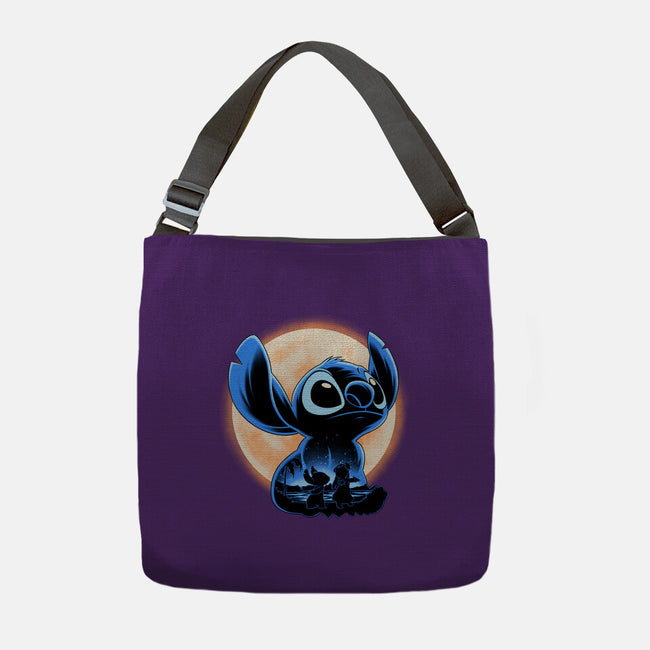 Little Alien Monster-None-Adjustable Tote-Bag-rmatix
