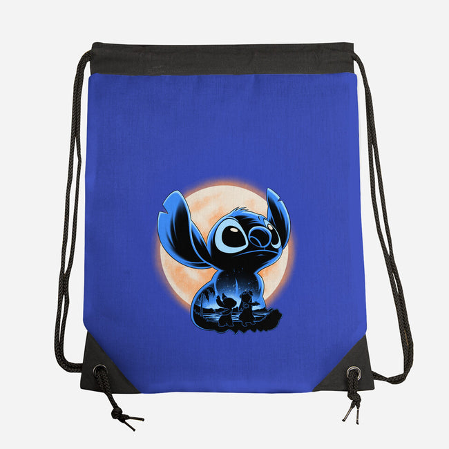 Little Alien Monster-None-Drawstring-Bag-rmatix