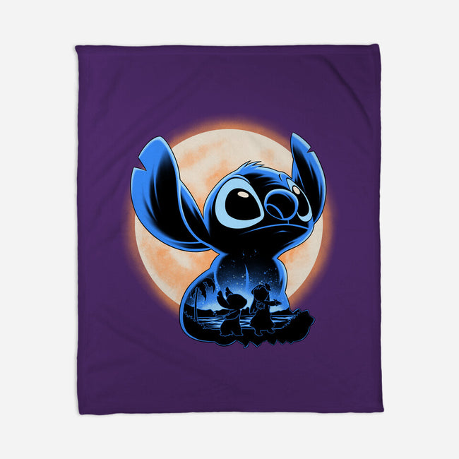 Little Alien Monster-None-Fleece-Blanket-rmatix