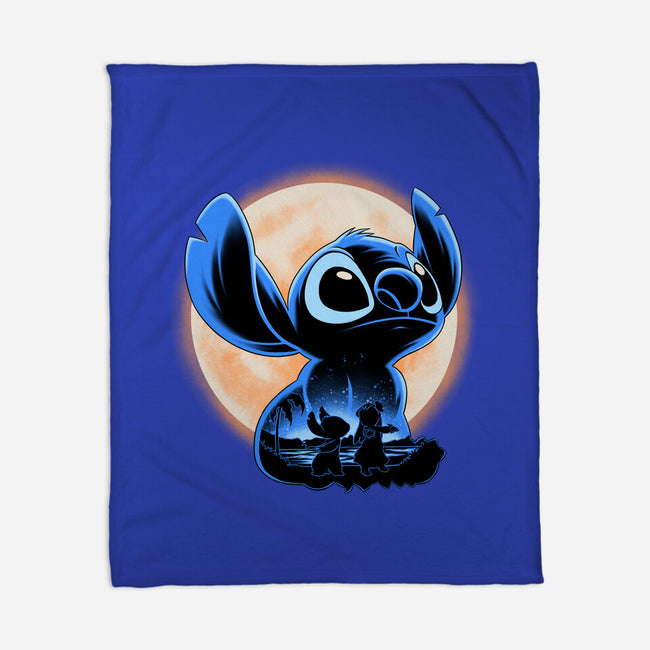 Little Alien Monster-None-Fleece-Blanket-rmatix