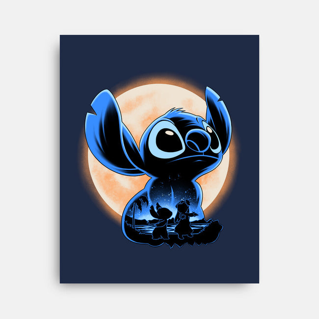 Little Alien Monster-None-Stretched-Canvas-rmatix