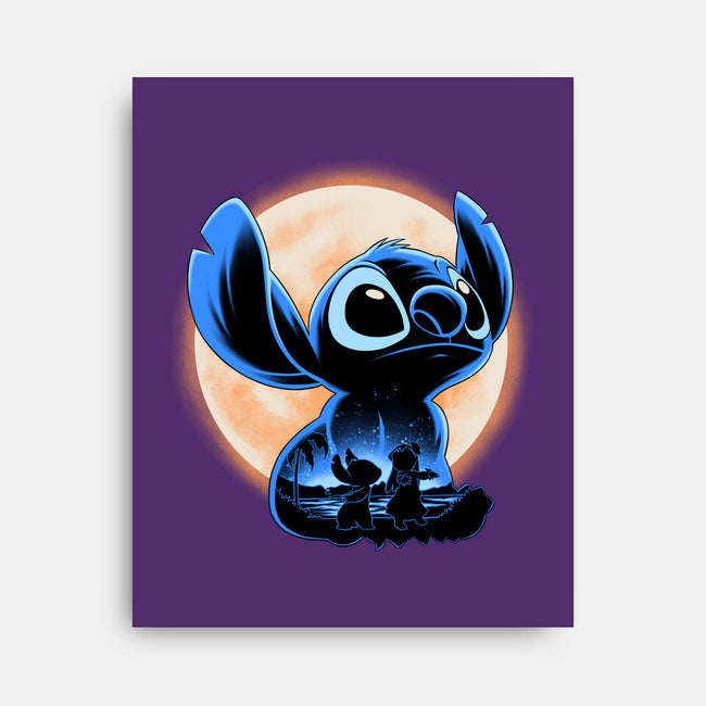 Little Alien Monster-None-Stretched-Canvas-rmatix