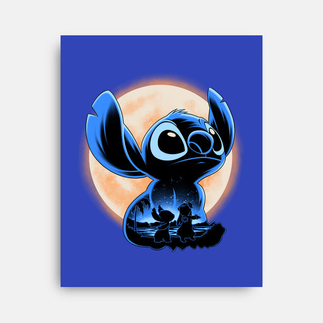 Little Alien Monster-None-Stretched-Canvas-rmatix