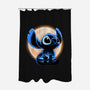 Little Alien Monster-None-Polyester-Shower Curtain-rmatix