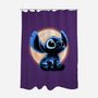 Little Alien Monster-None-Polyester-Shower Curtain-rmatix