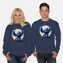 Little Alien Monster-Unisex-Crew Neck-Sweatshirt-rmatix