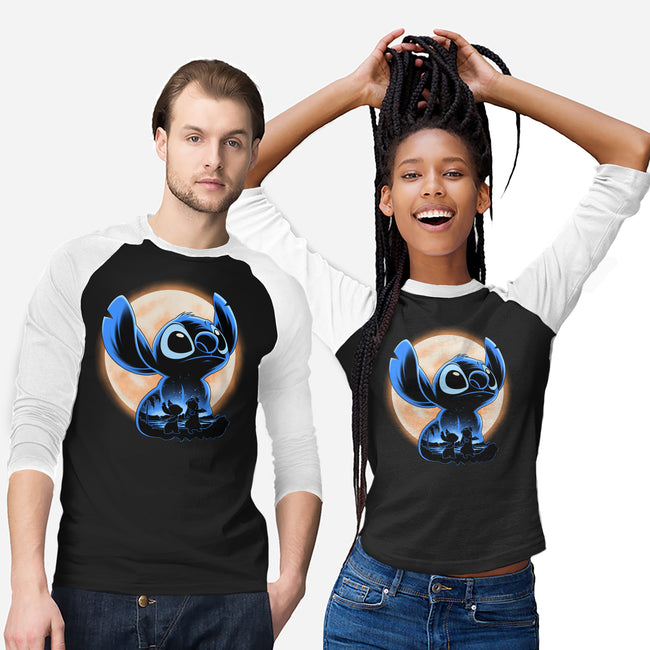 Little Alien Monster-Unisex-Baseball-Tee-rmatix