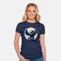 Little Alien Monster-Womens-Fitted-Tee-rmatix