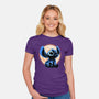 Little Alien Monster-Womens-Fitted-Tee-rmatix