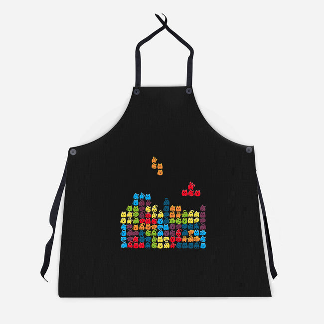 Game Cats-Unisex-Kitchen-Apron-Vallina84