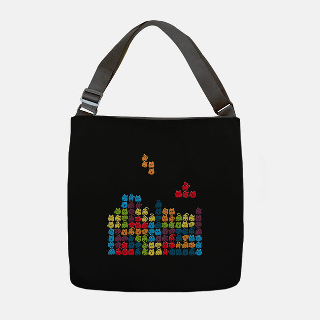 Game Cats-None-Adjustable Tote-Bag-Vallina84