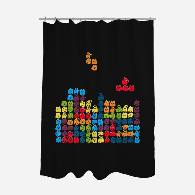 Game Cats-None-Polyester-Shower Curtain-Vallina84