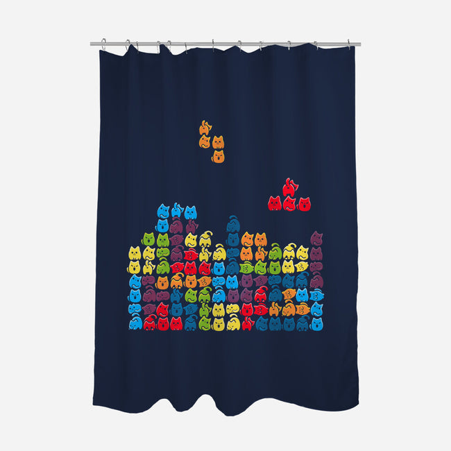 Game Cats-None-Polyester-Shower Curtain-Vallina84