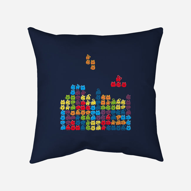 Game Cats-None-Removable Cover w Insert-Throw Pillow-Vallina84