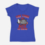 The Time To Act Is Now-Womens-V-Neck-Tee-Boggs Nicolas