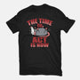 The Time To Act Is Now-Mens-Basic-Tee-Boggs Nicolas