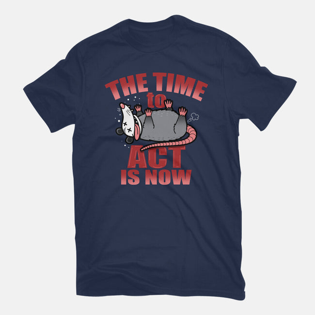The Time To Act Is Now-Womens-Fitted-Tee-Boggs Nicolas