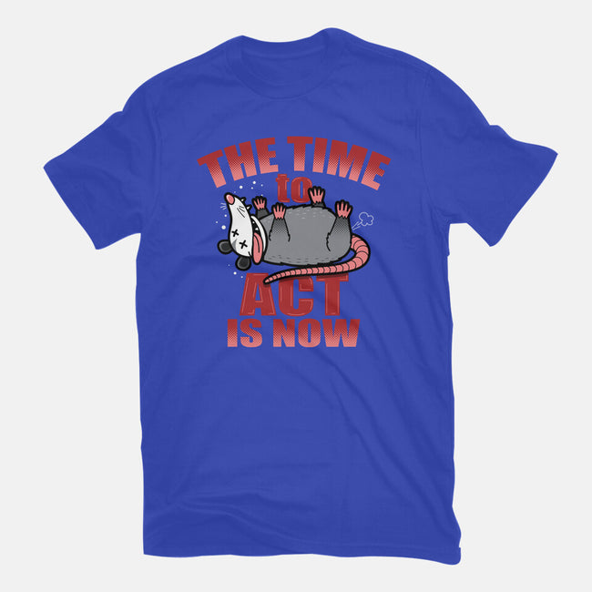 The Time To Act Is Now-Womens-Fitted-Tee-Boggs Nicolas