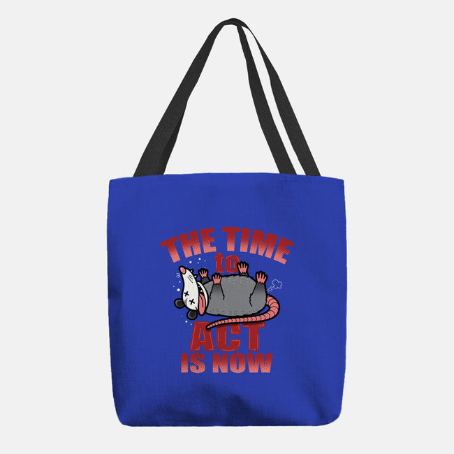 The Time To Act Is Now-None-Basic Tote-Bag-Boggs Nicolas