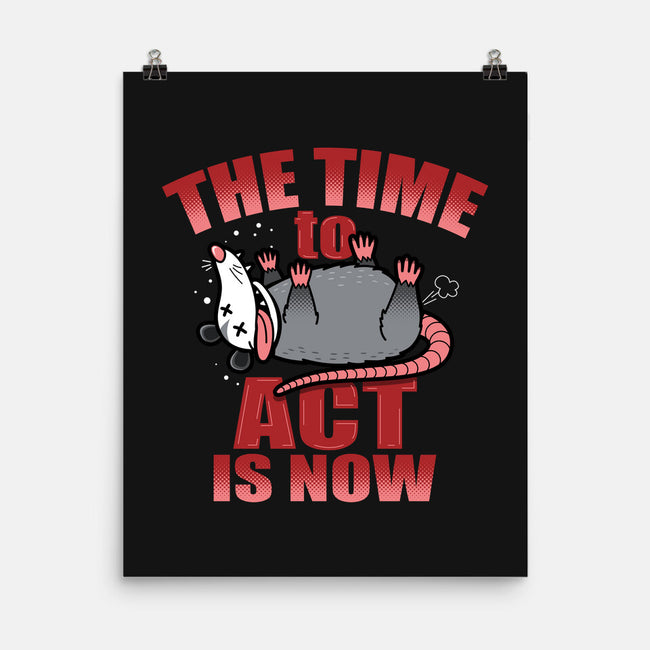 The Time To Act Is Now-None-Matte-Poster-Boggs Nicolas