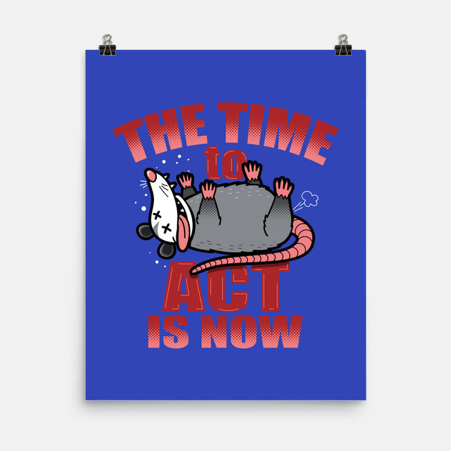 The Time To Act Is Now-None-Matte-Poster-Boggs Nicolas