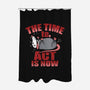 The Time To Act Is Now-None-Polyester-Shower Curtain-Boggs Nicolas