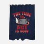 The Time To Act Is Now-None-Polyester-Shower Curtain-Boggs Nicolas