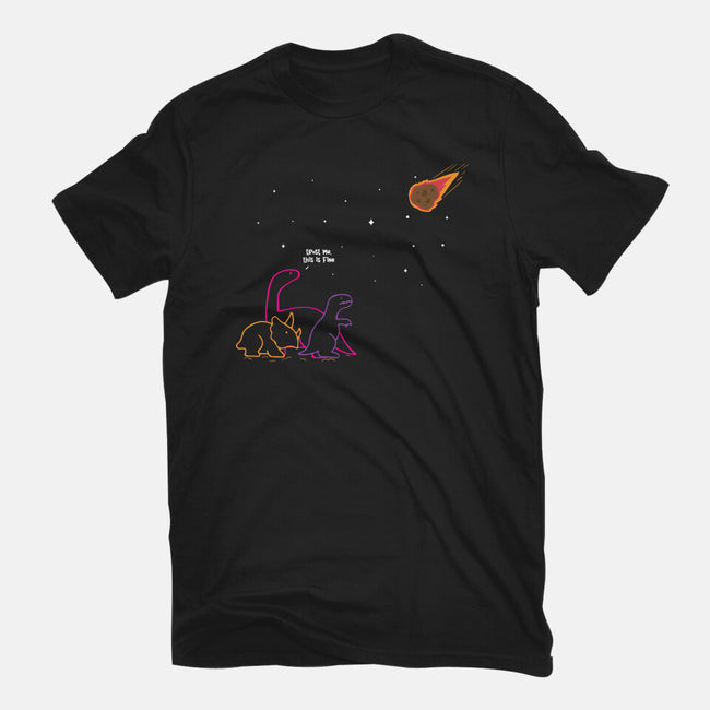 Trust Me This Is Fine-Mens-Basic-Tee-turborat14