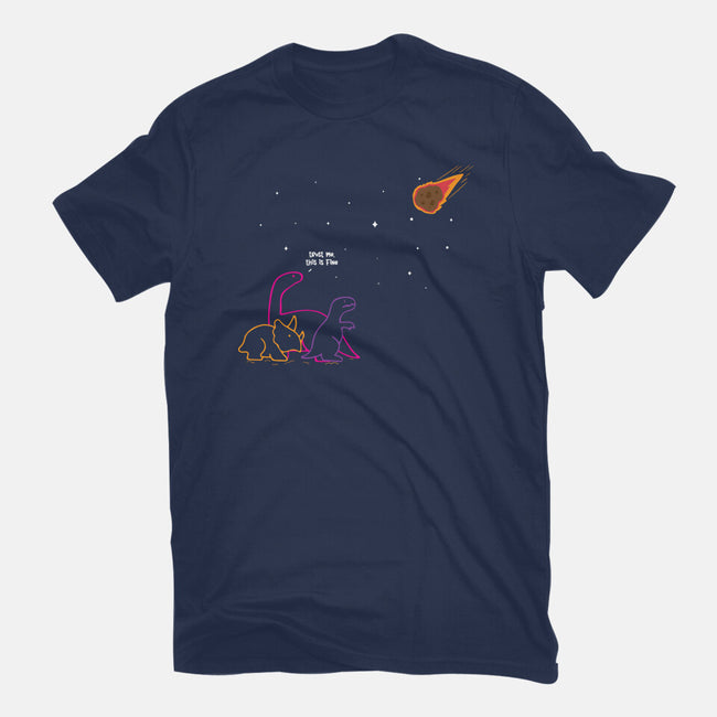 Trust Me This Is Fine-Mens-Basic-Tee-turborat14