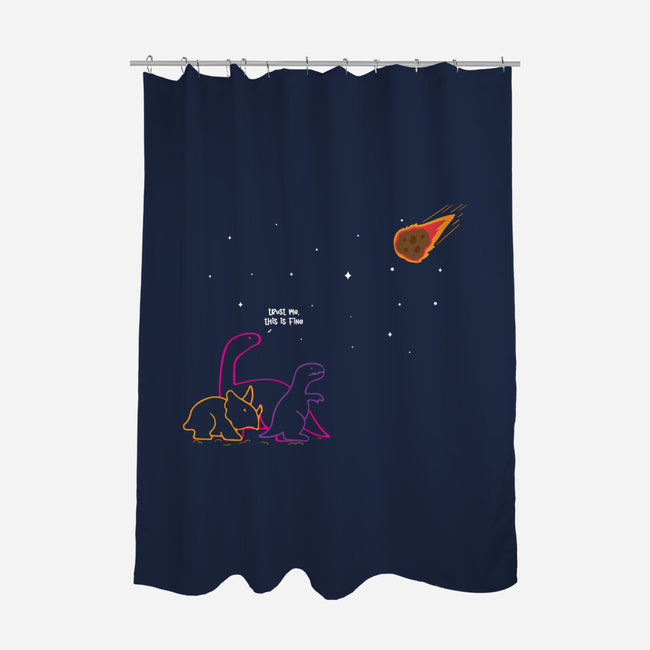 Trust Me This Is Fine-None-Polyester-Shower Curtain-turborat14