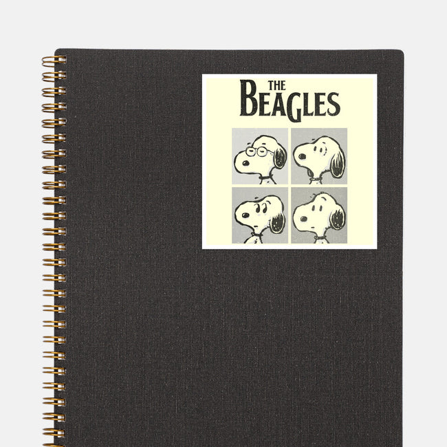 The Beagles White Album-None-Glossy-Sticker-kg07
