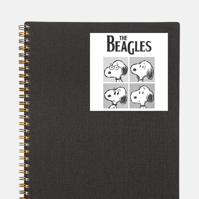 The Beagles White Album-None-Glossy-Sticker-kg07