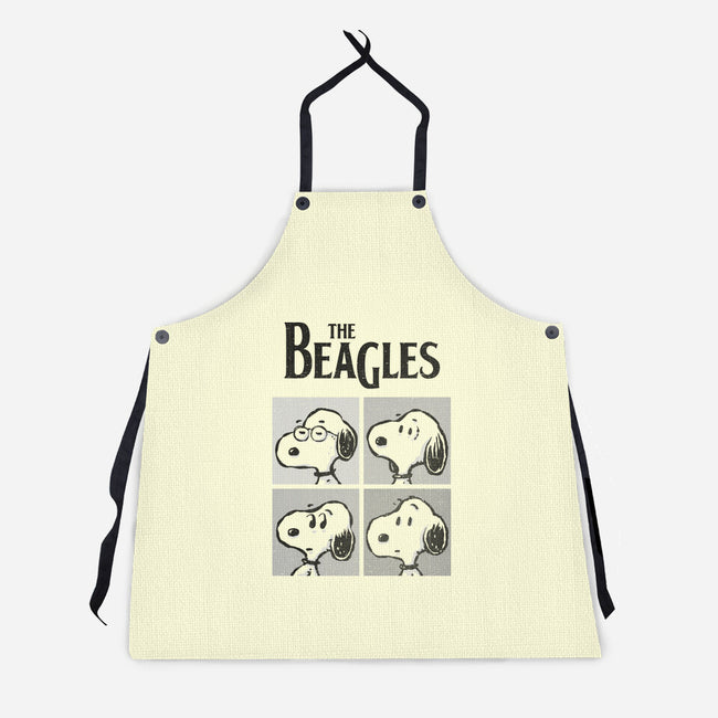 The Beagles White Album-Unisex-Kitchen-Apron-kg07