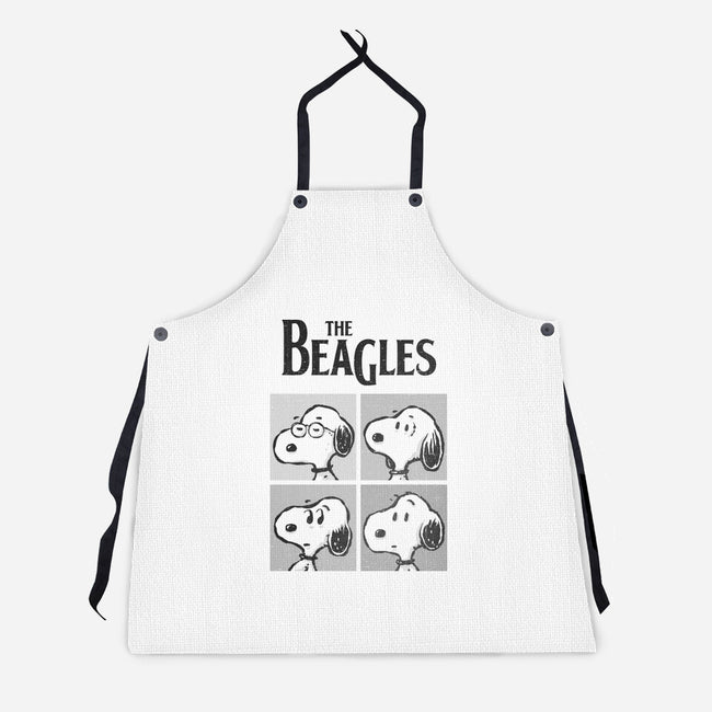 The Beagles White Album-Unisex-Kitchen-Apron-kg07