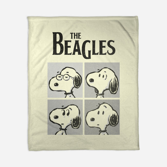 The Beagles White Album-None-Fleece-Blanket-kg07