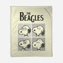The Beagles White Album-None-Fleece-Blanket-kg07